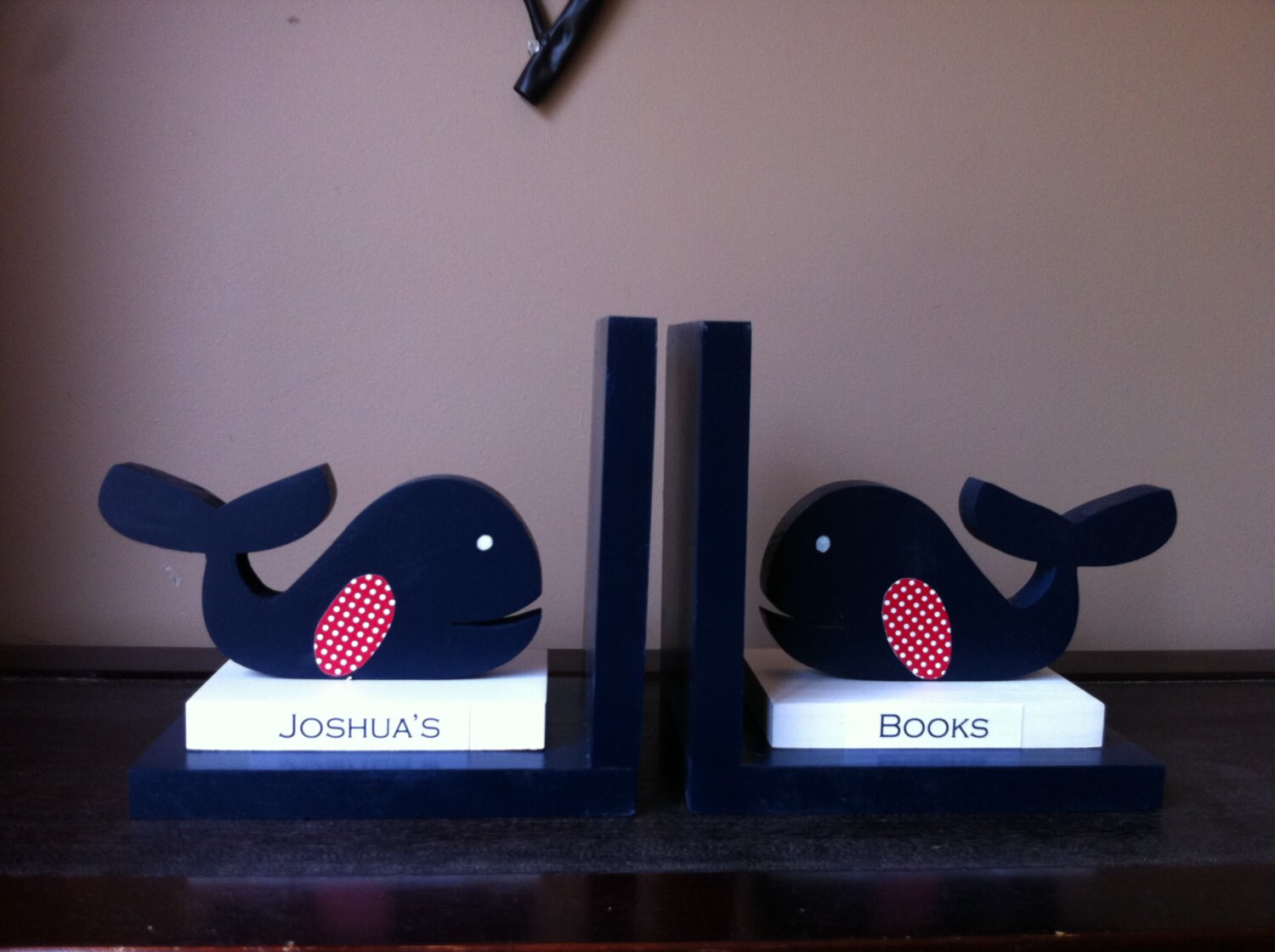 Whale bookends wooden whale nautical bookends nautical nursery