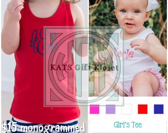 Girls Racer Back Tank Top