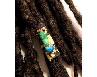 Fabric Bead Loc Jewelry Dreadlock #7