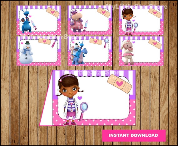Slobbery image in doc mcstuffins printable labels Striking image within doc mcstuffins printable labels