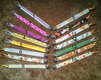 Pacifier Clip / Toy Clip for Boys and Girls