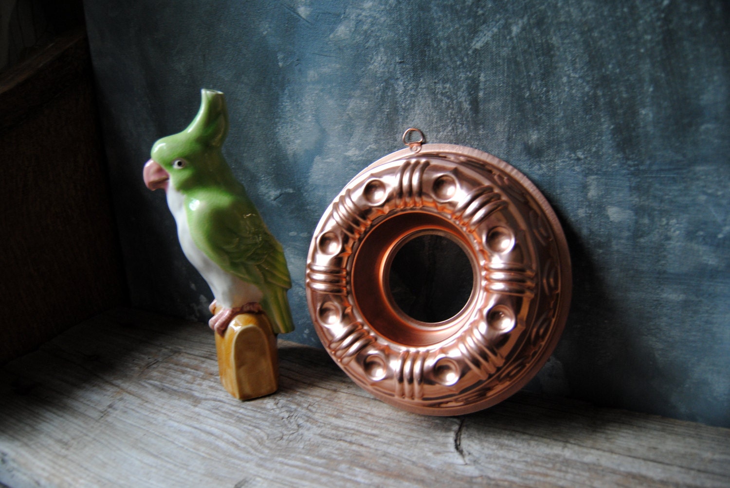 Jelly Mould Pink Aluminum Mid Century Jello Mold Art Deco