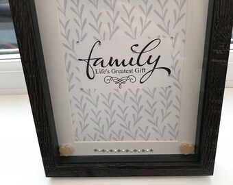 Family handmade frame