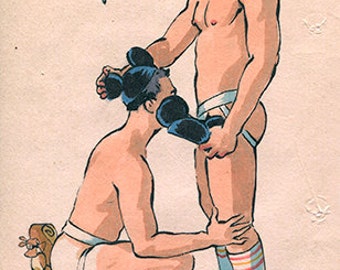 Mouse Ears - Fairy Tale Foreplay Sporty Jock Fantasy Fellatio Gay Disney Romance Felix d'Eon - Print