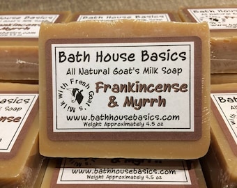 Frankincense & Myrrh Goat's Milk Soap