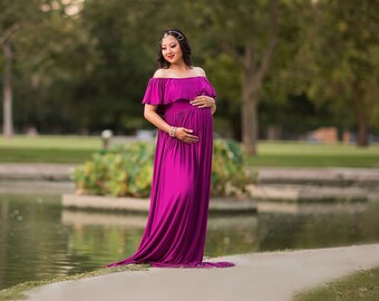 Maternity Dress for Photo Shoot-Maternity Gown-Long Maternity Dress Photography-Maternity Maxi Gown-Baby Shower Dress-ANASTASIA Dress