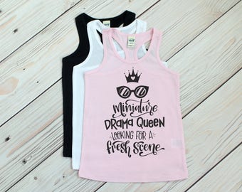 Drama Queen Tank - Diva Shirt - Funny Toddler Shirt - Trendy Girls Shirt - Infant Tank Top - Toddler Tank Top - Girls Tank Top - Funny Girl