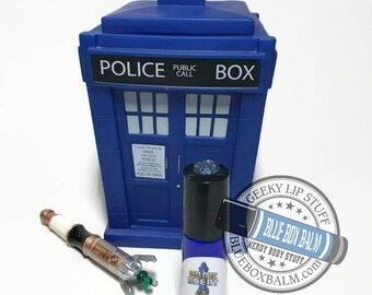 Sonic Scent - NAUGHTY - "Ms. Delphox" Doctor Who Inspired Body Scent - A complex Sweet & Floral Fragrance in a Blue Glass Roller Bottle