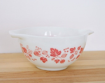 Pyrex Pink Gooseberry 441 - Cinderella Bowl, Nested Bowl (Smallest) - I have 442 and 444 Also
