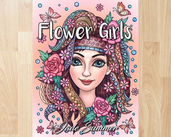 Download Flower Girls by Jade Summer Coloring Books Coloring Pages