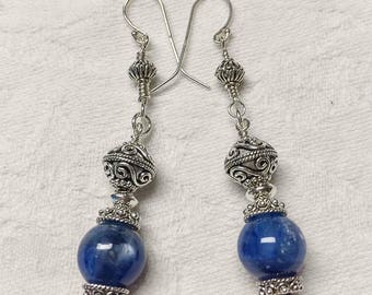 Kyanite and .925 Sterling Silver Earrings