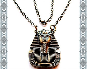 Necklace Tutankhamun Antique Brass ak with chain Egyptian gods-symbol necklace pendant pendant charm/pendant gothic amulet Medallion