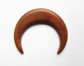 Wooden hair moon, moon fork, hair stick moon, bun holder, crescent moon, hair moon, haarmond, lune cheveux
