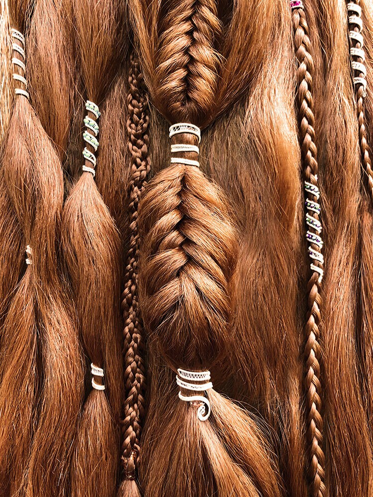 Viking Hair Jewelry Viking Hair Beads Viking jewelry Braid