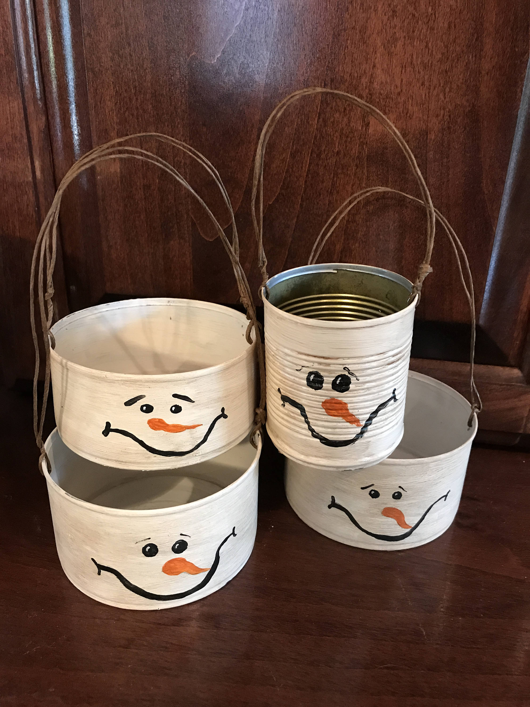 Frosty the Snowcan Snowman Mini Bucket