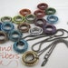Gunmetal Sawtooth Wheelie Beadwoven Peyote Pendant - Pick your accent color and chain