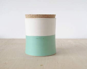 large coffee jar : SECONDS SALE