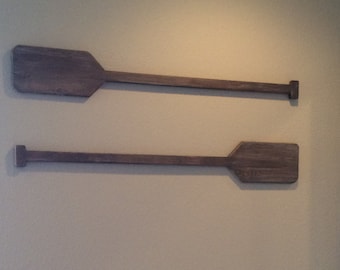 Oars,wooden oars,decorative oars,boat oars,wall oars,wood oars,rowing oars,wood oars,wall art,oar wall decor,paddles,wooden paddles
