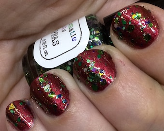 Four Peas Nail Polish - 'Secretary'-inspired glitter topper
