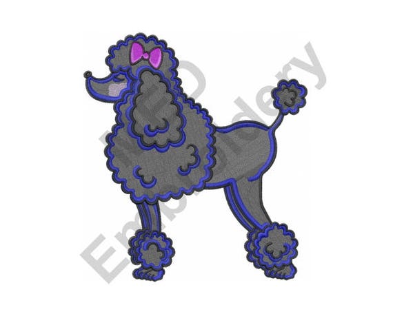 Download Poodle Dog Machine Embroidery Design