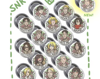 SNK Button Set (16)