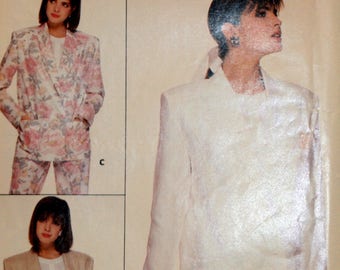 Misses Jacket Sewing Pattern - Misses Blazer Sewing Pattern - Butterick 3691 - New - Uncut - Size 8 - 10 - 12