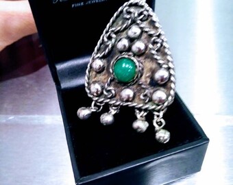 Vintage Pendant On Sterling Silver Chain