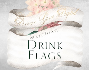 Printable Drink Flags