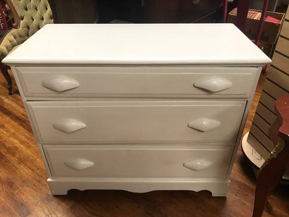 White small dresser three drawers