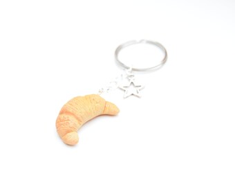 Mini unbleached Keyring