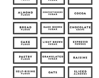 pantry labels printable editable jpg pdf kitchen organization