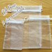5 Extra Large Organza Gift Bags 17 x 23 CM White Wedding Jewellery Sewing Craft UK SELLER Party Favour Knitting Crochet