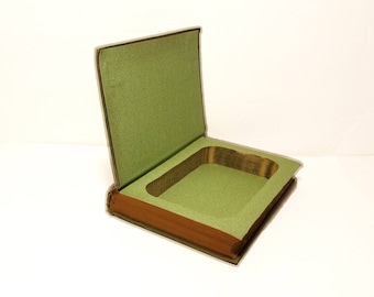 Hollow Book Safe The Million Pound Deposit Cloth Bound vintage Secret Compartment Security hiding place
