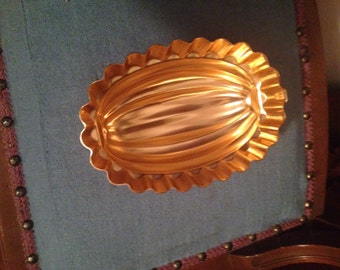 Vintage copper jello mold
