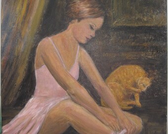 Ballerina Cat & Tea