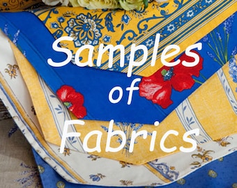 Samples of Provence Coated Fabric -
