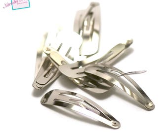 10 simple pins for hair, silver