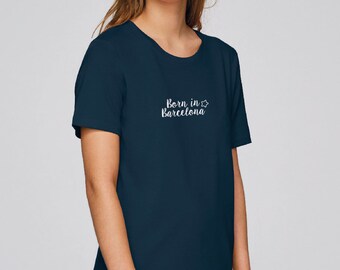Silkiss T-Shirt Organic Cotton "Born in Barcelona"