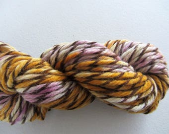 Gooseberry. Handpainted Striped Bulky Yarn
