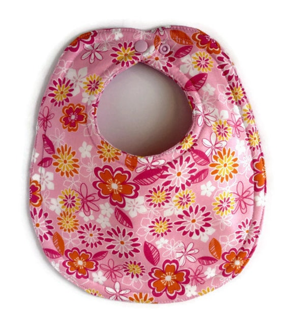 Baby Girl Bib Pink Baby Bib Bibs For Girls Baby Girl