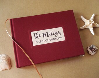 Vacation Home Guest Book. Family Cabin Sign In Book. Resort Guest Book. Vacation Rental Book. AirBnb Guest Book. You Design the Cover.
