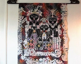 Hand Painted Javanese Batik Picture