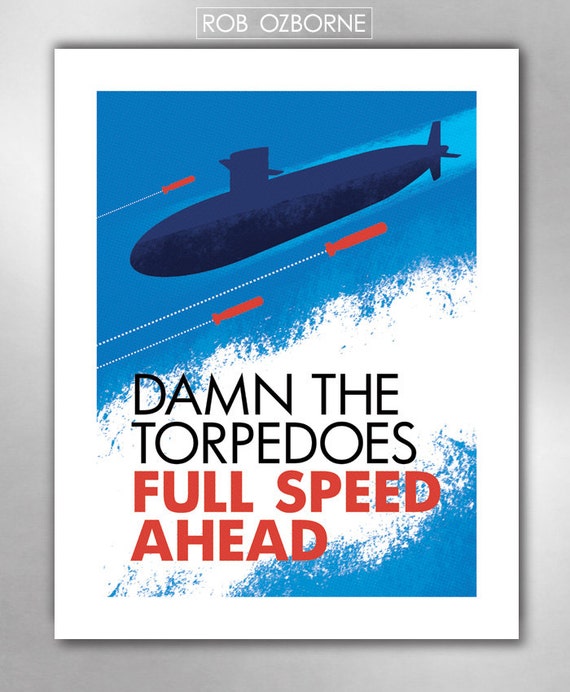 FULL SPEED AHEAD Art Print 11x14 by Rob Ozborne