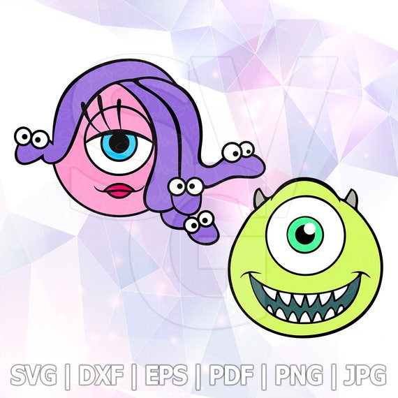 Download SVG Mike Wazowski Celia Monsters Inc Layered Vector Cut ...