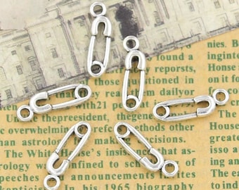 5 charms shaped brooch