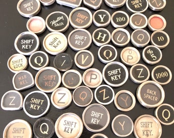 Vintage TYPEWRITER Keys Lot 50 Keys Lot 9