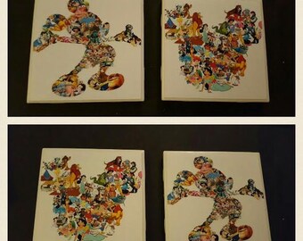 Disney Mickey Coaster- Set of 4