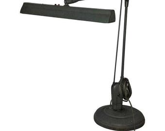 1970's Articulated Industrial Table Drafting Lamp