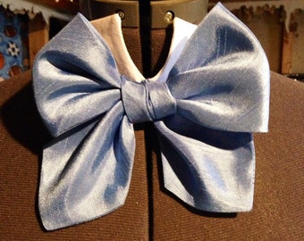 Powder blue steampunk bowtie