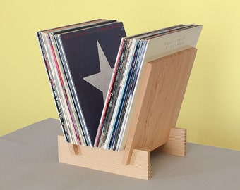 LP Record Stand in Solid Douglas Fir